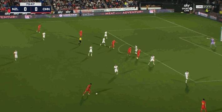 中国男足对新西兰友谊赛队员点评