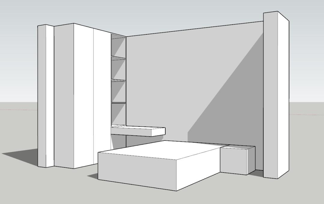 床头柜挡衣柜的3种解决方案,床头柜挡着衣柜门怎么后期补救