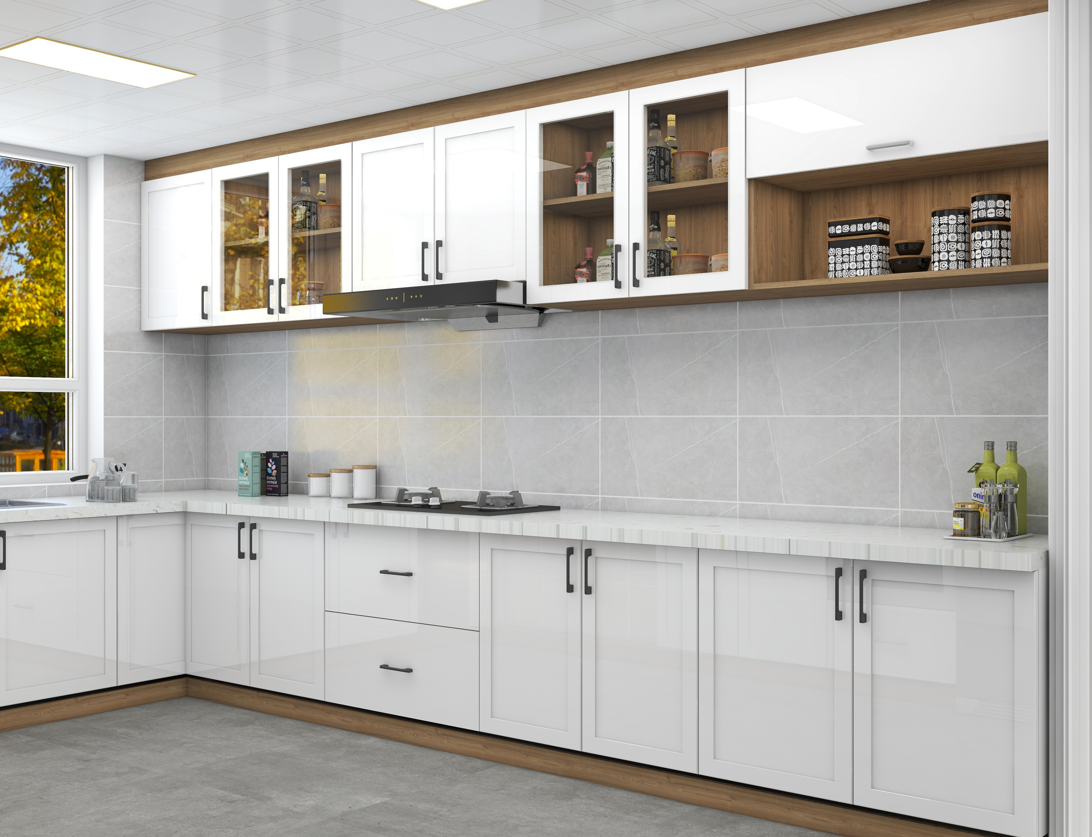 威海260平轻奢装修,春山居123平米装修设计