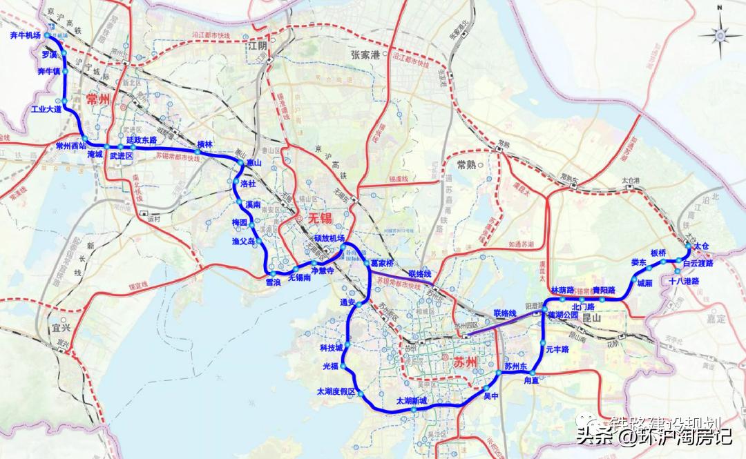 震撼上海未来41条地铁线路图曝光,上海城铁
