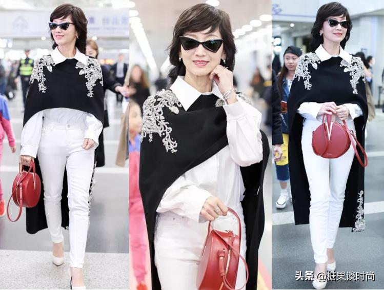 50+女人得有一条“白裤子”，杨珏莹告诉你时髦不分年龄