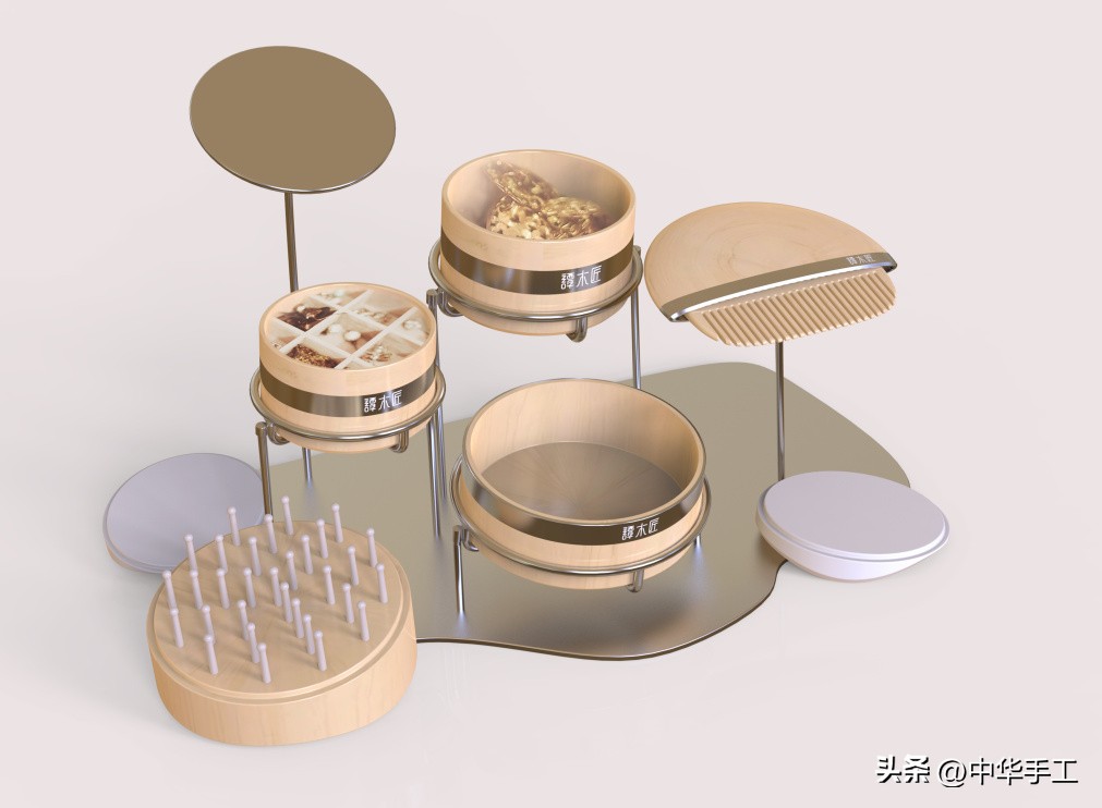 木梳简单设计图,手工木梳设计