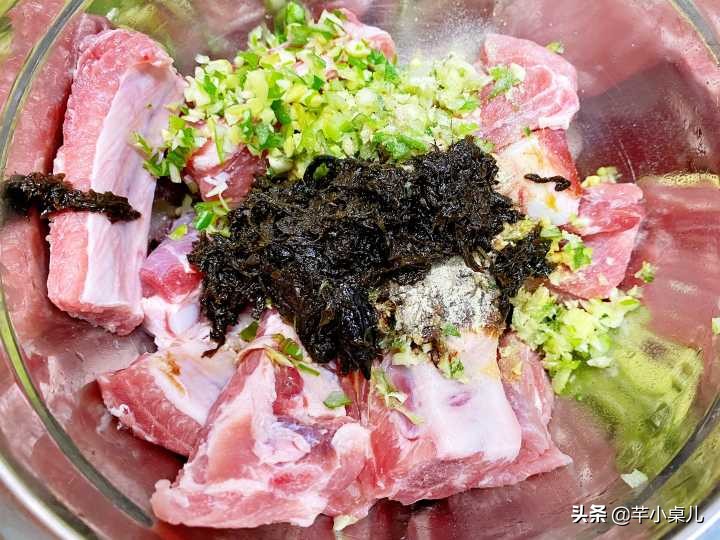 橄榄菜焖排骨,橄榄菜烤排骨的做法
