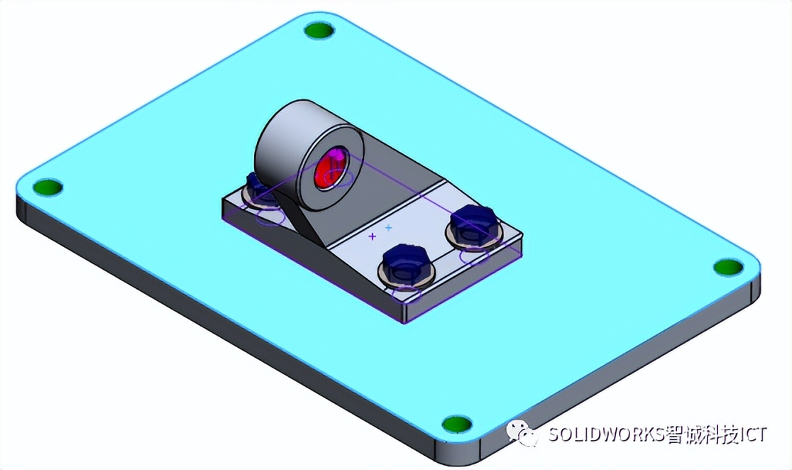 solidworks装配图螺栓受力分析,solidworkssimulation静力分析