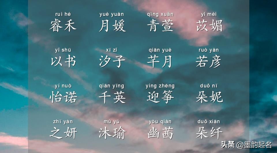 家有女孩,如何取名才能十方安好