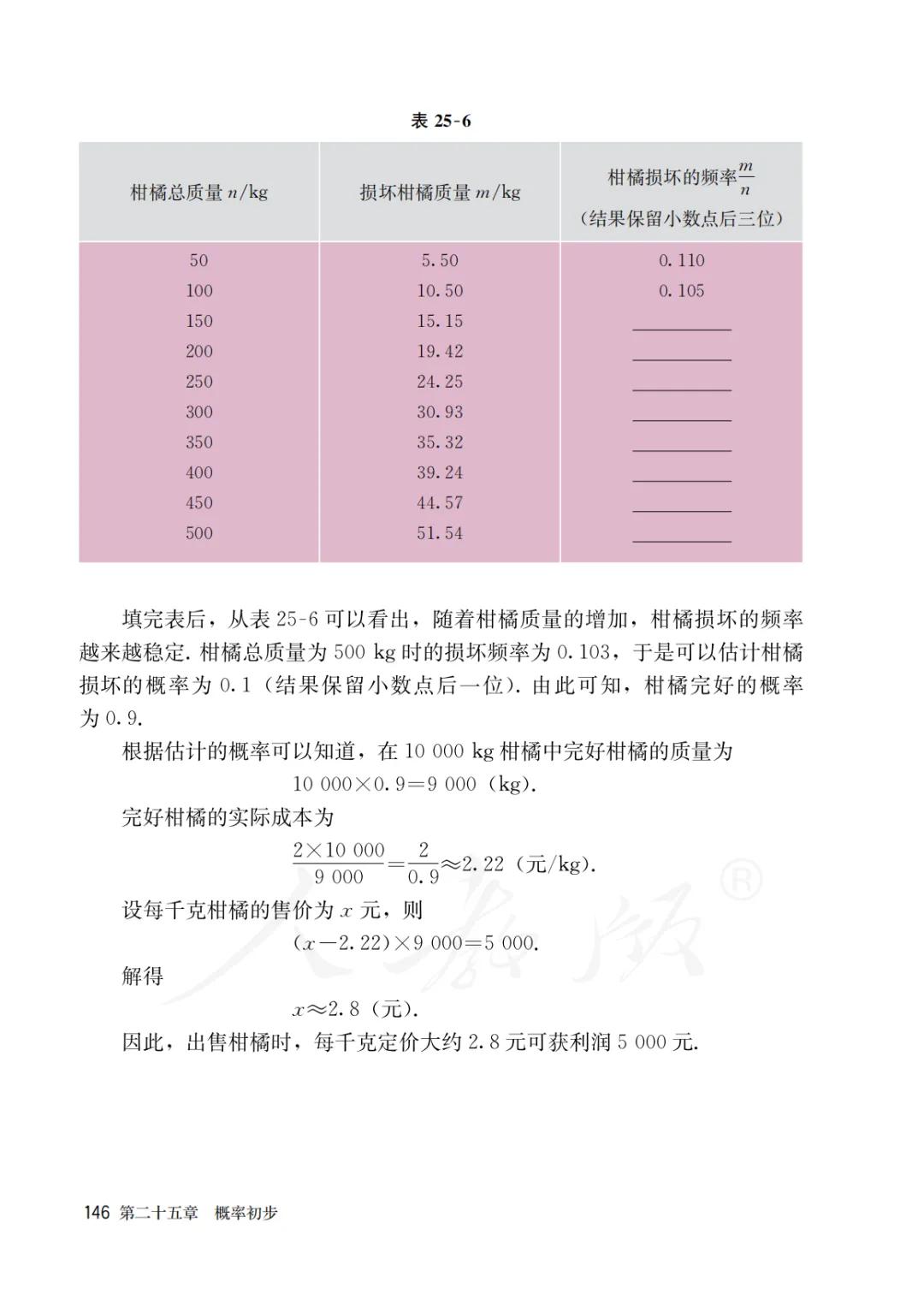 人教版初三上册数学课本目录,初三九年级上册数学书人教版