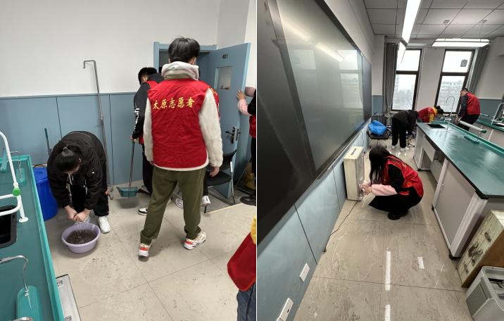 太原市体育局组织开展“学雷锋美化校园环境”志愿服务活动