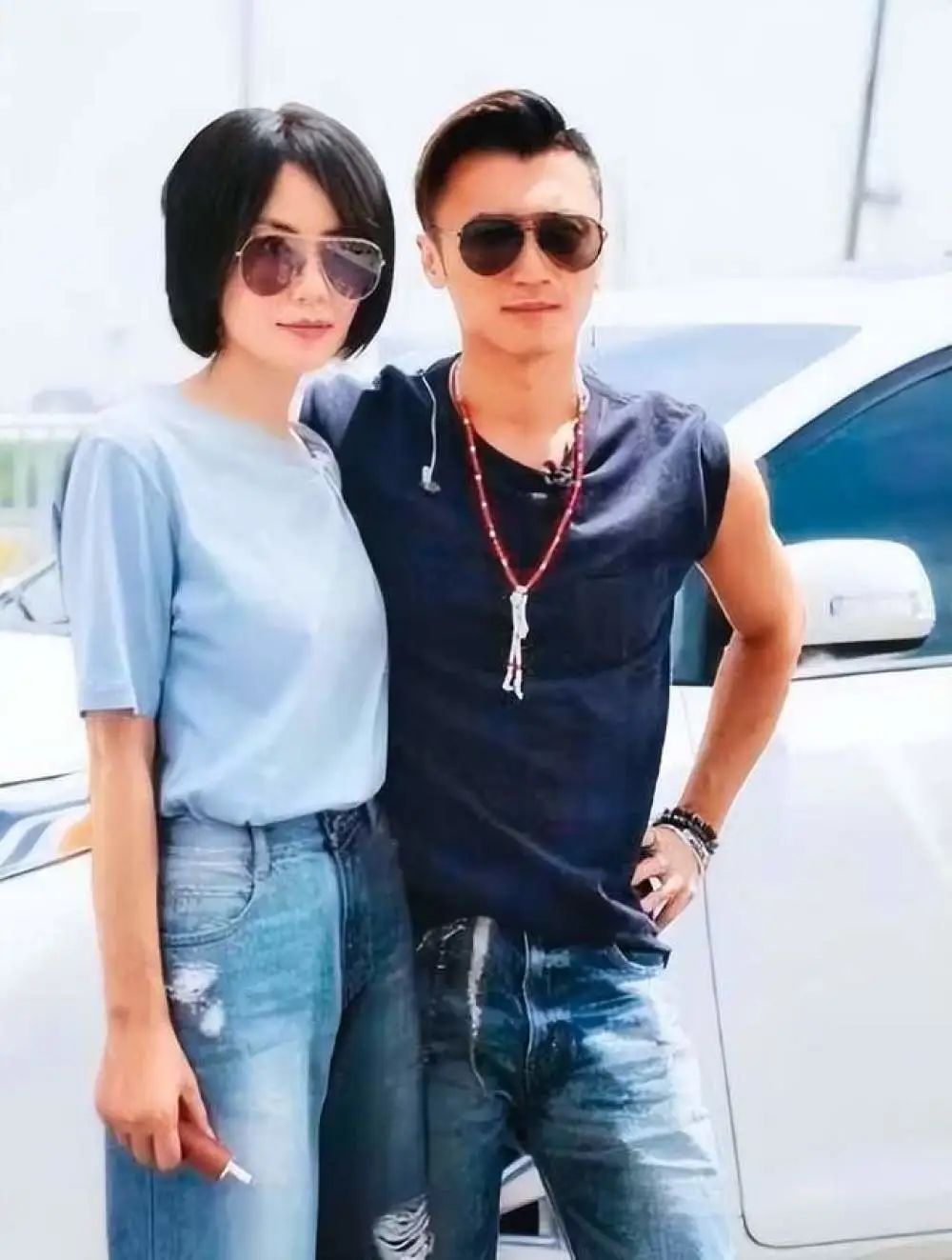 王菲谢霆锋同框画面近期,王菲谢霆锋同框被偶遇