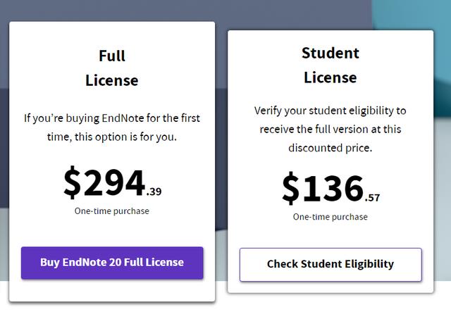 endnote下载要多少钱,endnote需要花48元购买吗