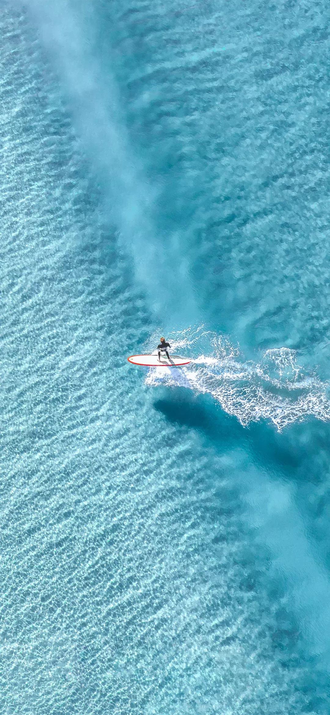 大海壁纸｜大海边，守候朝霞，聆听海浪的乐章