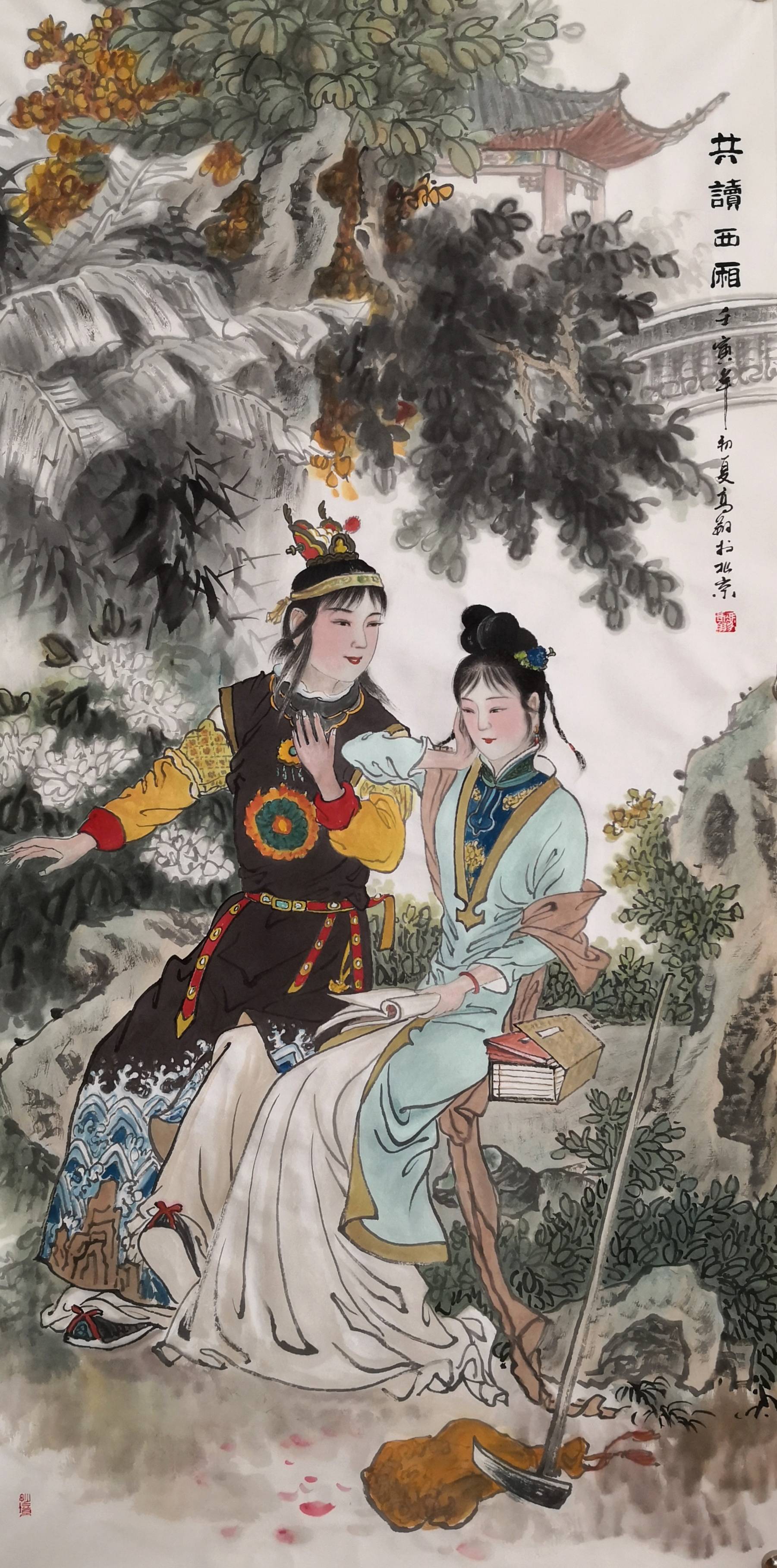 艺术家冯高翔《孔子行教图》以壹佰贰拾伍万元落槌！