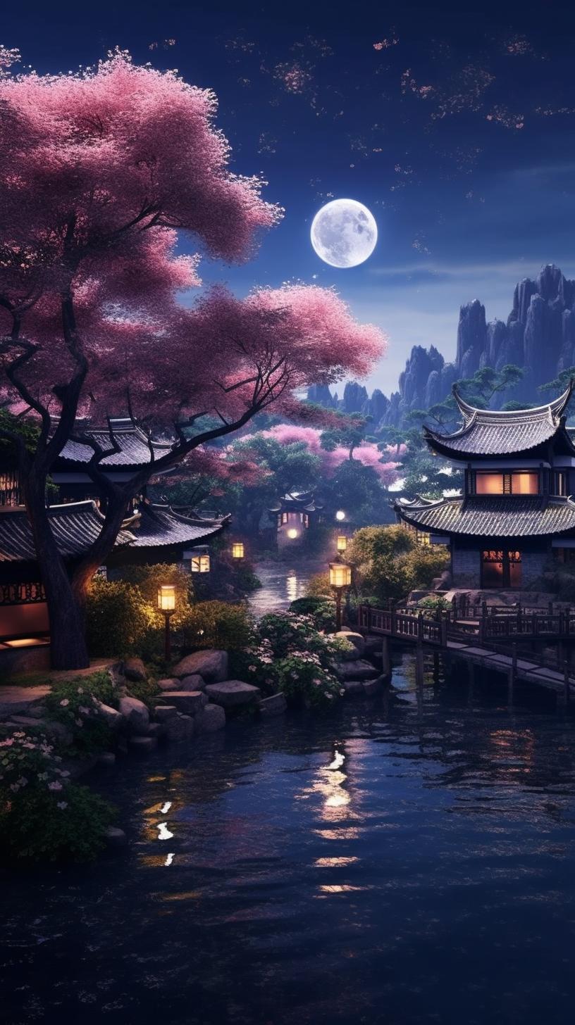 手机壁纸高清仙气清新唯美古风,绝美古风手机意境壁纸