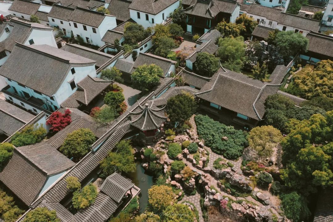 常熟银湖园林古典别墅,常熟四大私家园林