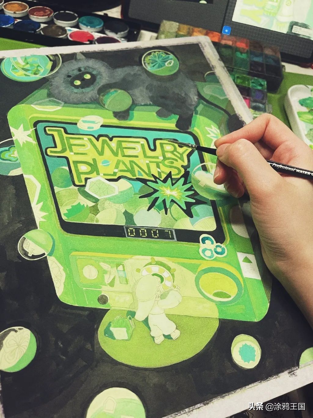 等待长夏与绿色，哆多新期插画班正在预约中——