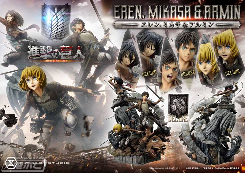 进击的巨人周边手办阿尔敏,进击的巨人艾伦始祖人手办