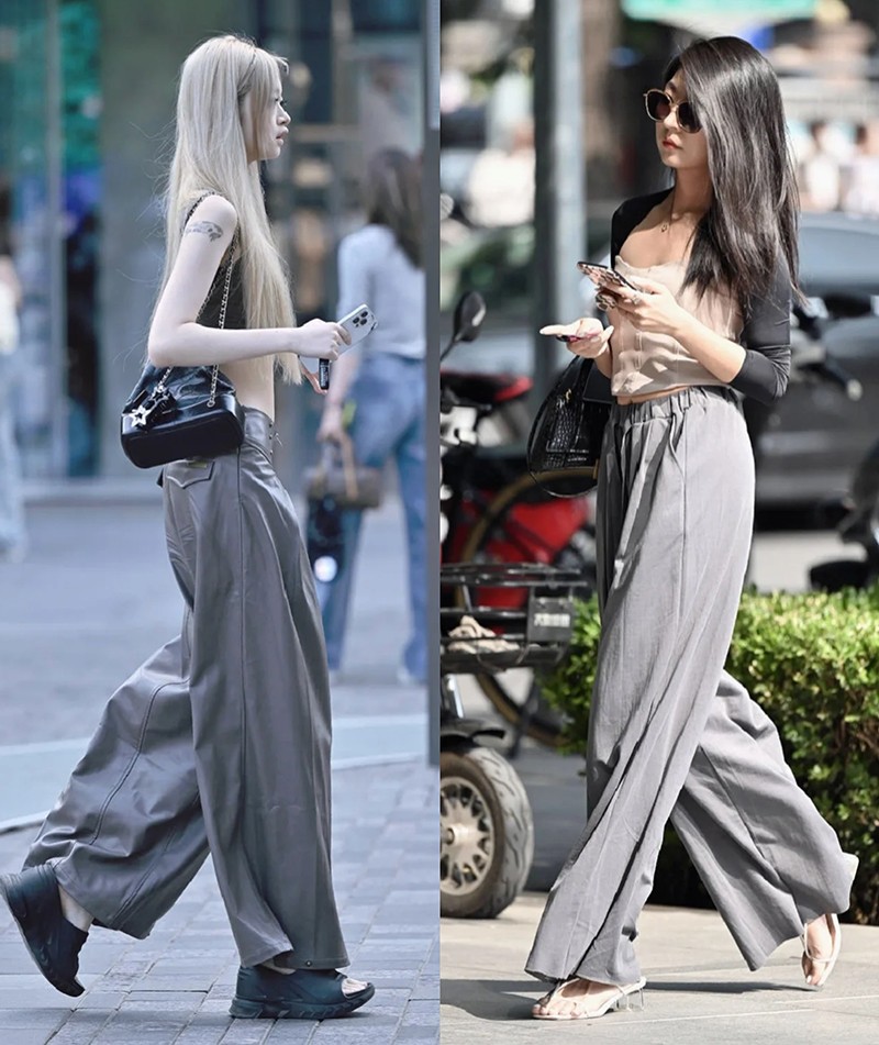 女生出门这样穿时尚减龄又撩人,被北京街拍惊艳到都是名媛范