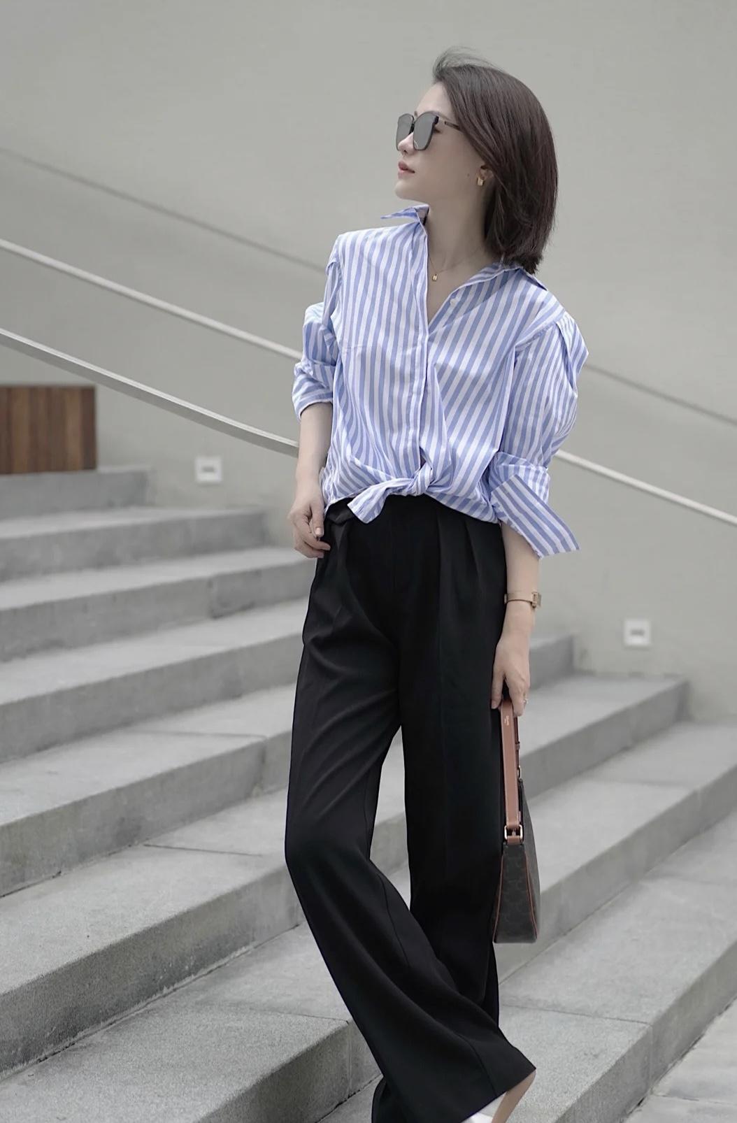 衬衫穿搭小技巧冬季,衬衫穿搭塞法