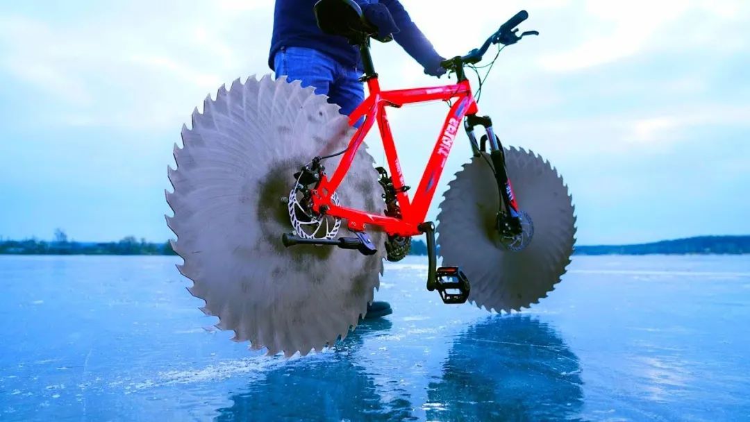 自行车轮胎改装全过程,史上最牛自行车轮胎