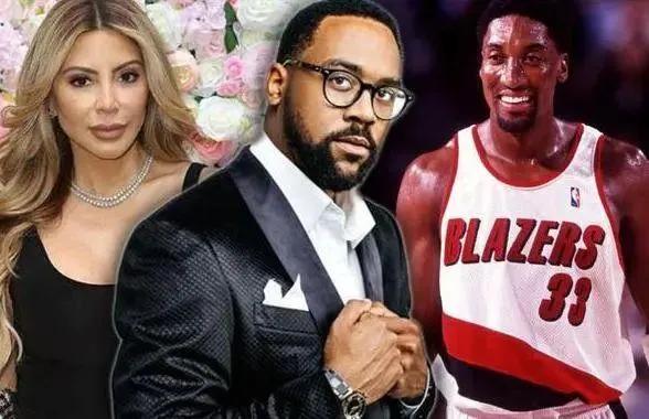 48岁拉尔萨放飞自我！着透明装夜会小17岁乔丹儿子，尽力展示身材