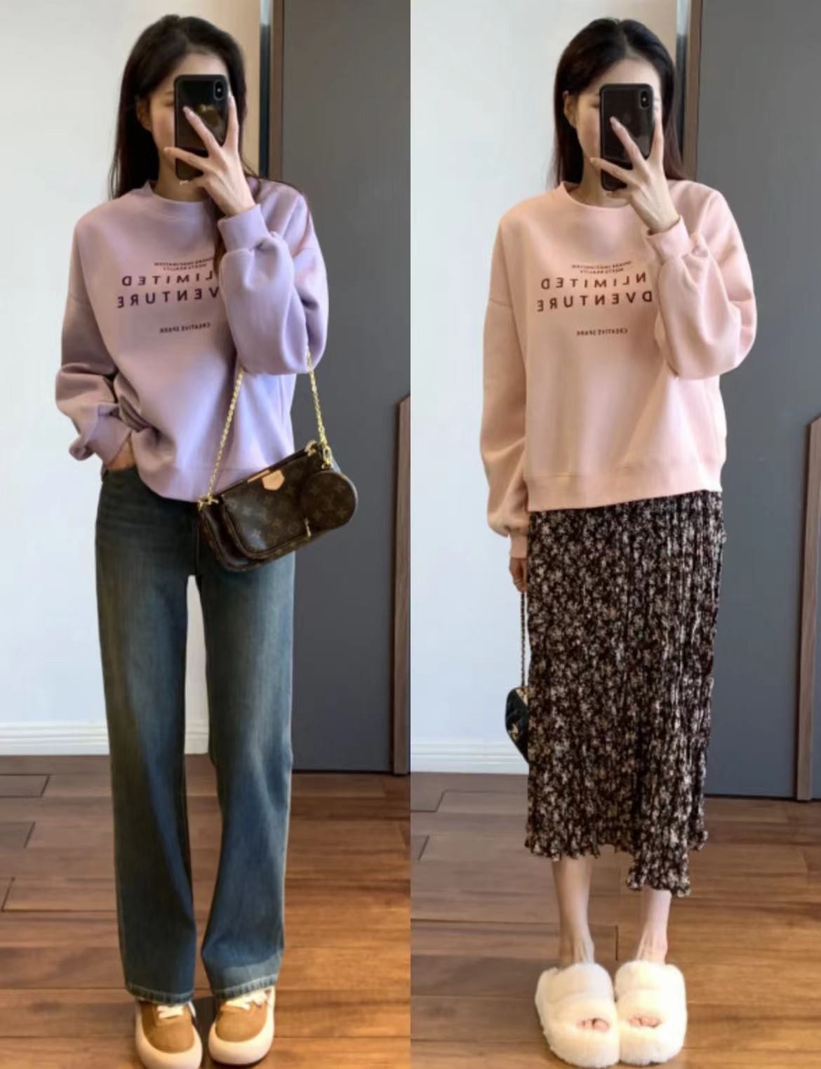 早春穿搭离不开的青春粉色,秋冬高级感粉色系穿搭小个子