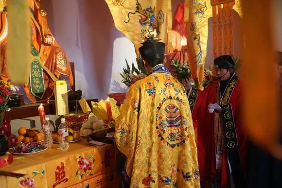 神像开光及装藏,张天师神像开光