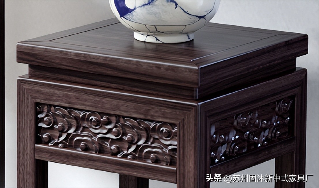 原木家具新中式空间,小户型全套原木家具风格