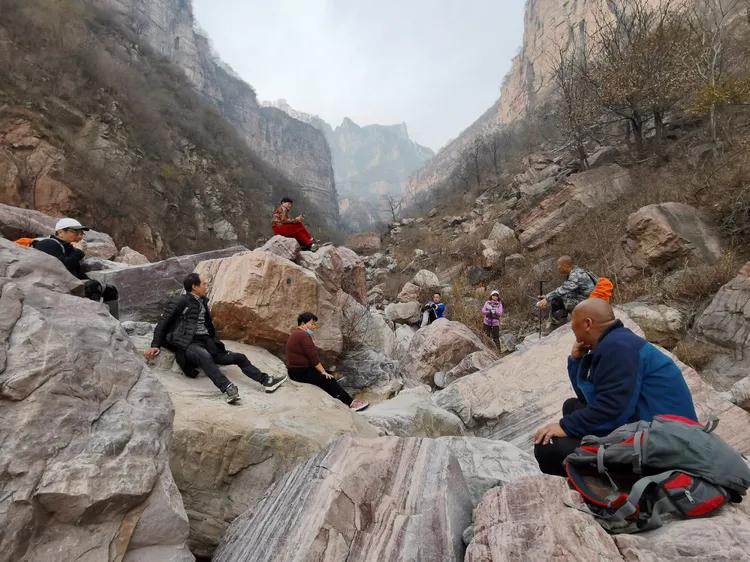 绝壁大梯白云寺,徒步白云寺