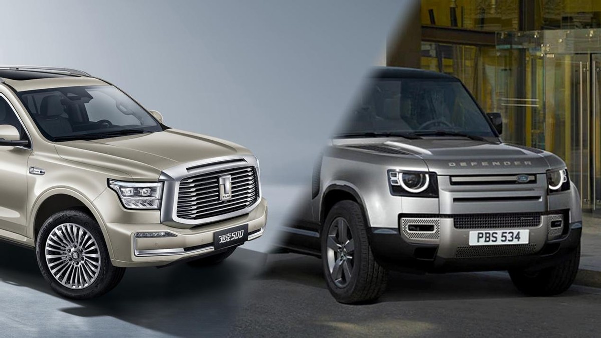 坦克500vs路虎卫士120,坦克500拔河路虎卫士