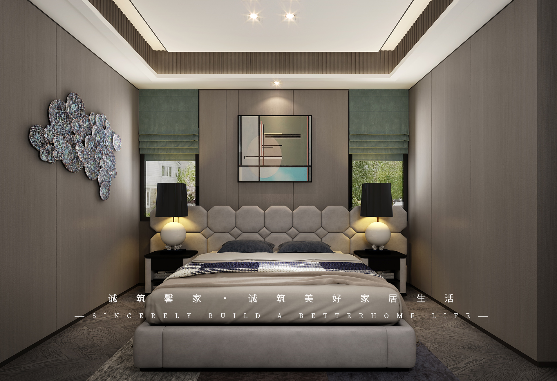 一楼送负一楼装修案例黑白灰,负一楼墙壁用什么装饰材料