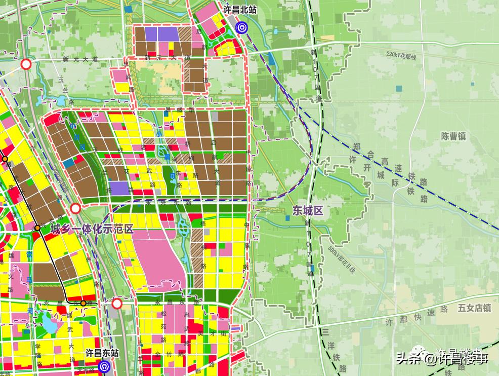 许昌市2035年高速最新规划图,许昌市规划建设的铁路线