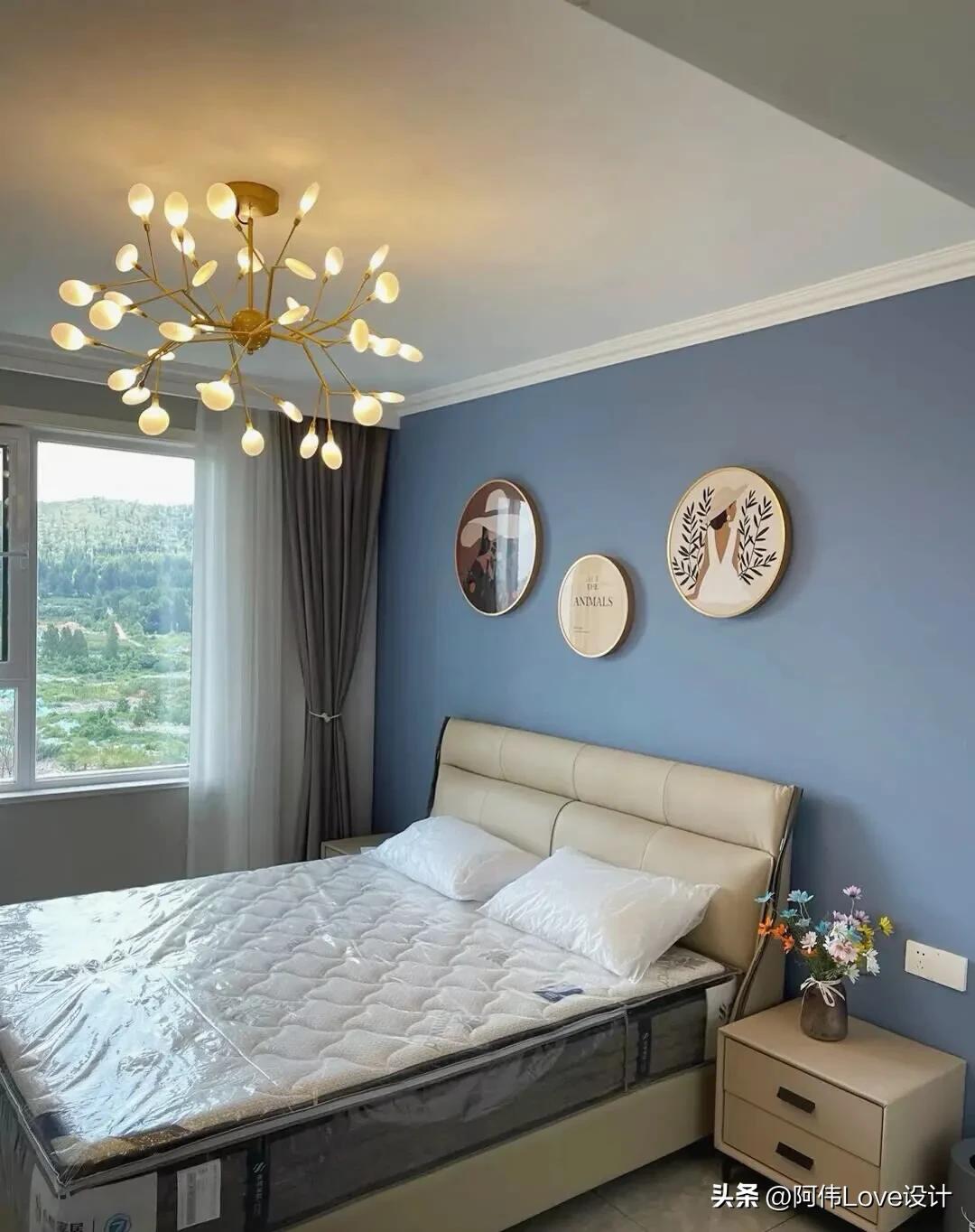 卧室刷墙颜色搭配,立邦漆卧室颜色搭配