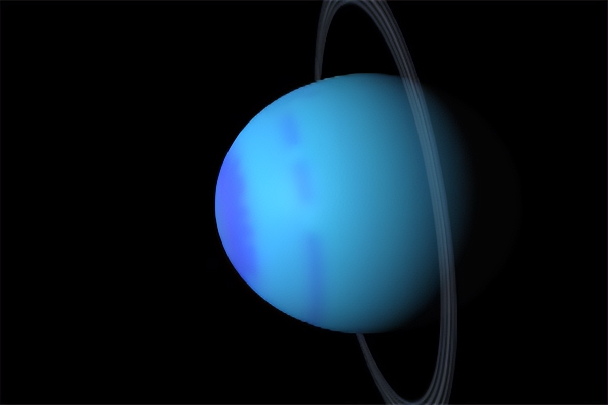 太阳系中最奇怪的20件事，天王星呈蓝绿色，窄到几乎无法看见