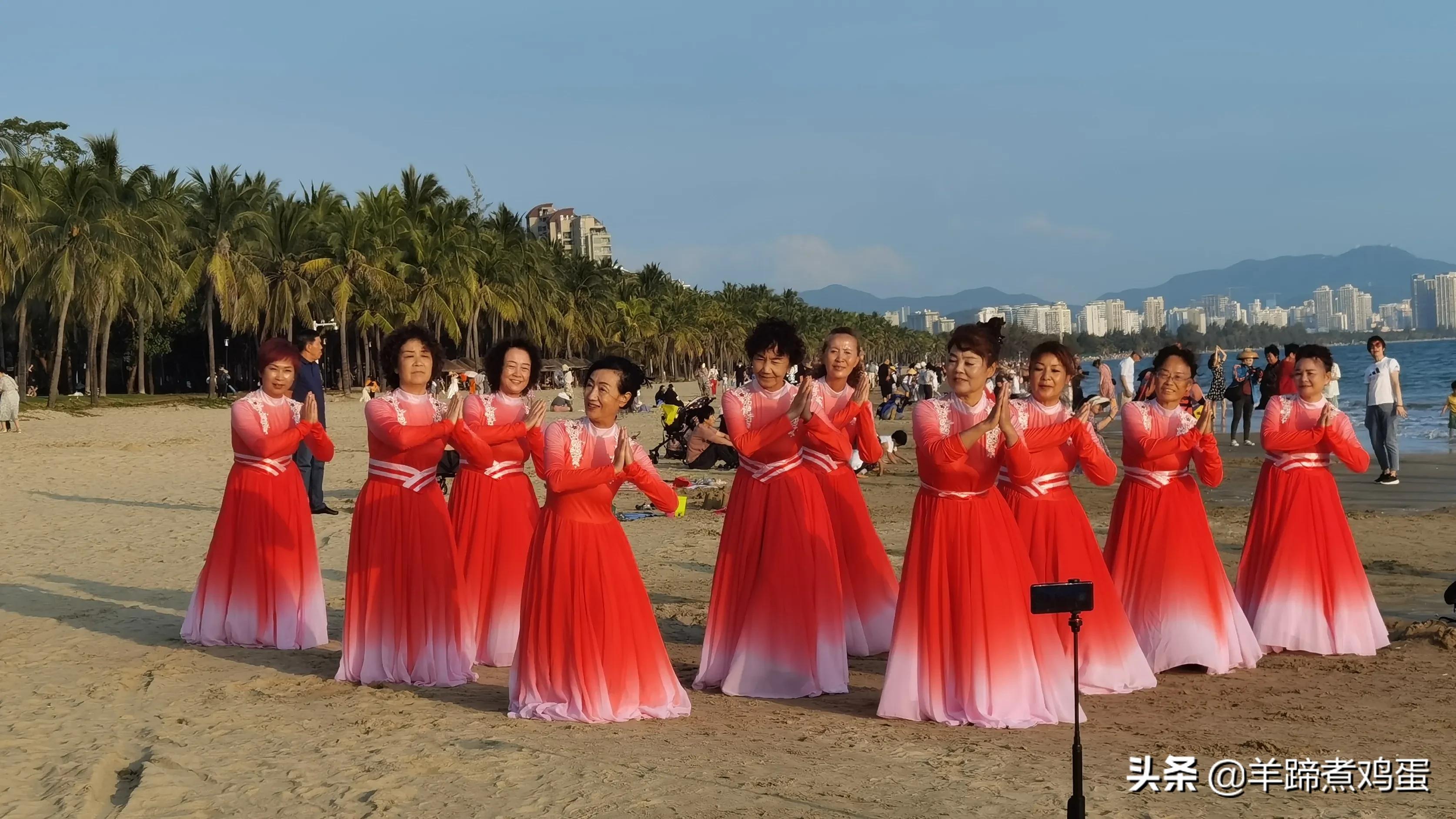 三亚椰梦长廊日落绝美,三亚湾椰梦长廊看夕阳最佳观赏点