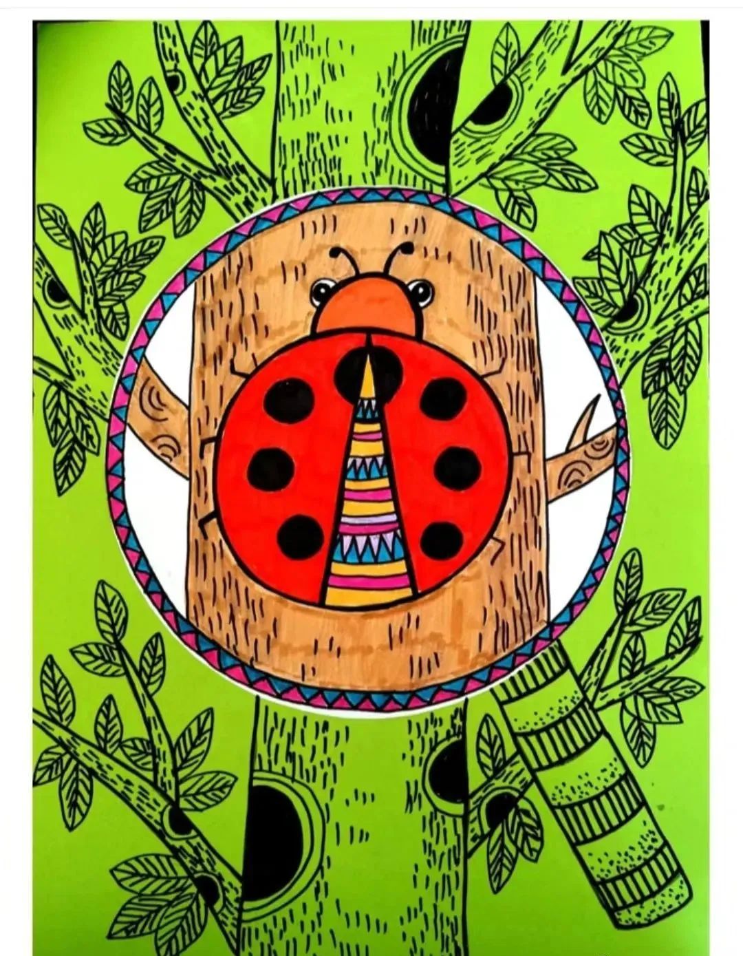 超级简单又特别好看的儿童画,随便怎么画都好看的儿童画