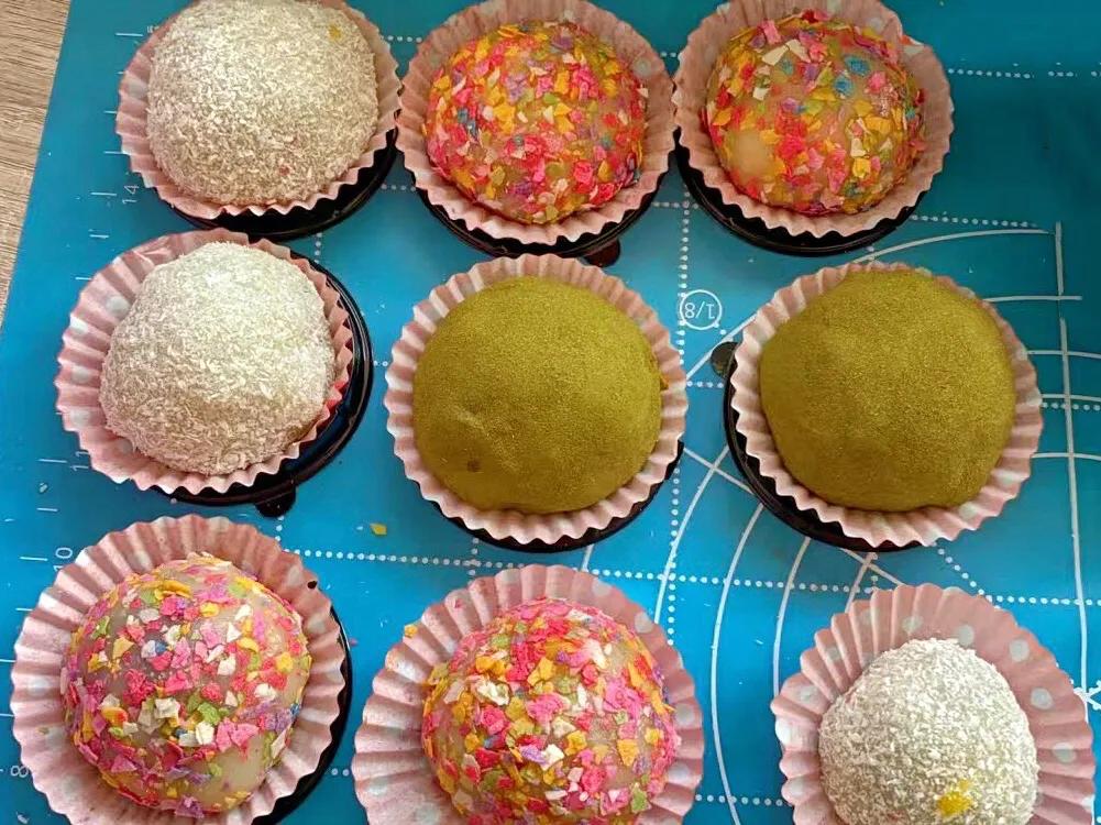 焦香软糯米粉做法,纯糯米粉最简单的吃法没有糖