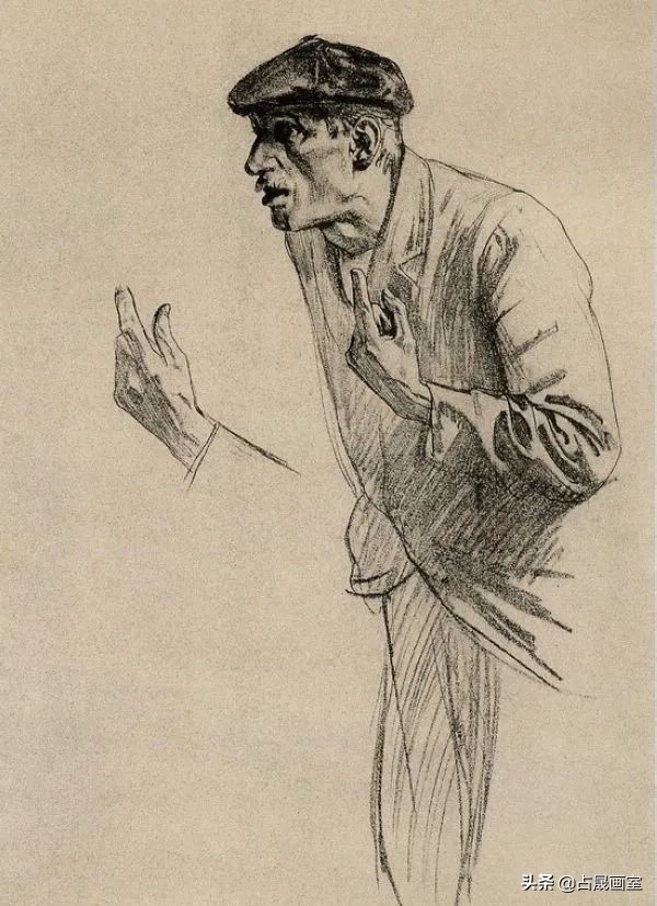 德国素描大师，康波夫严谨的素描