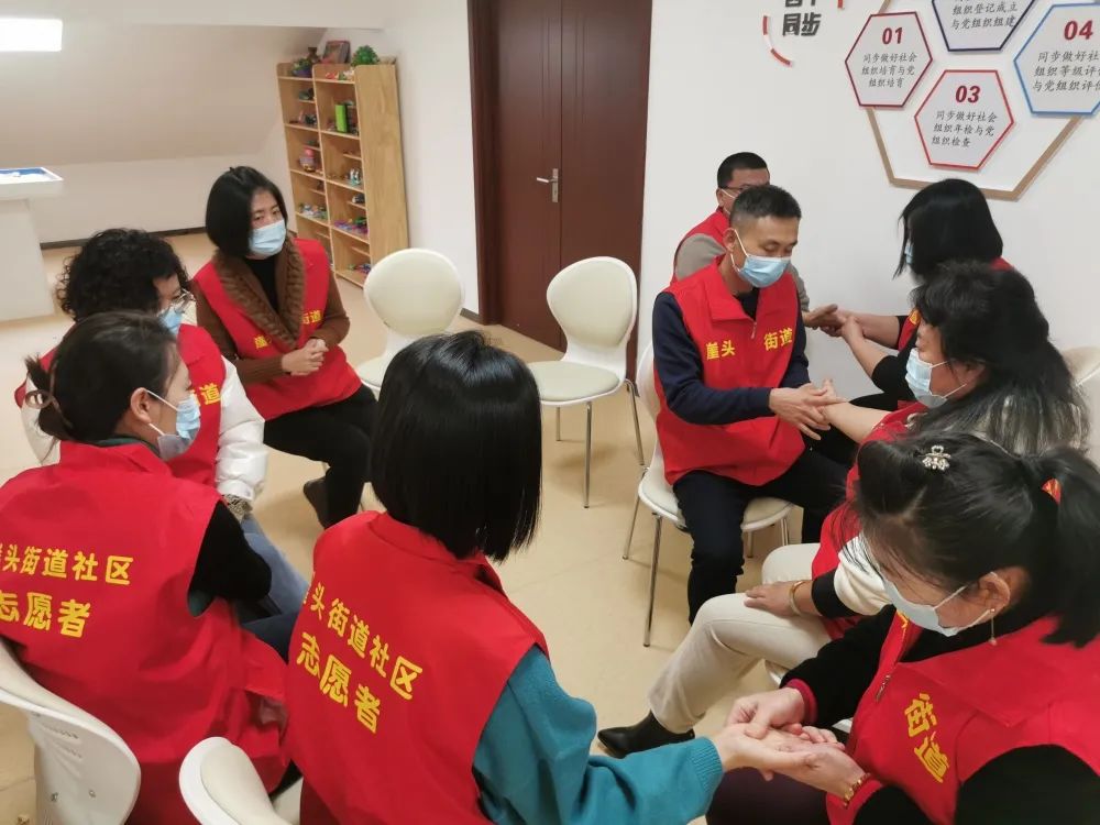 阳光心理服务队,威海柳林社区志愿者活动