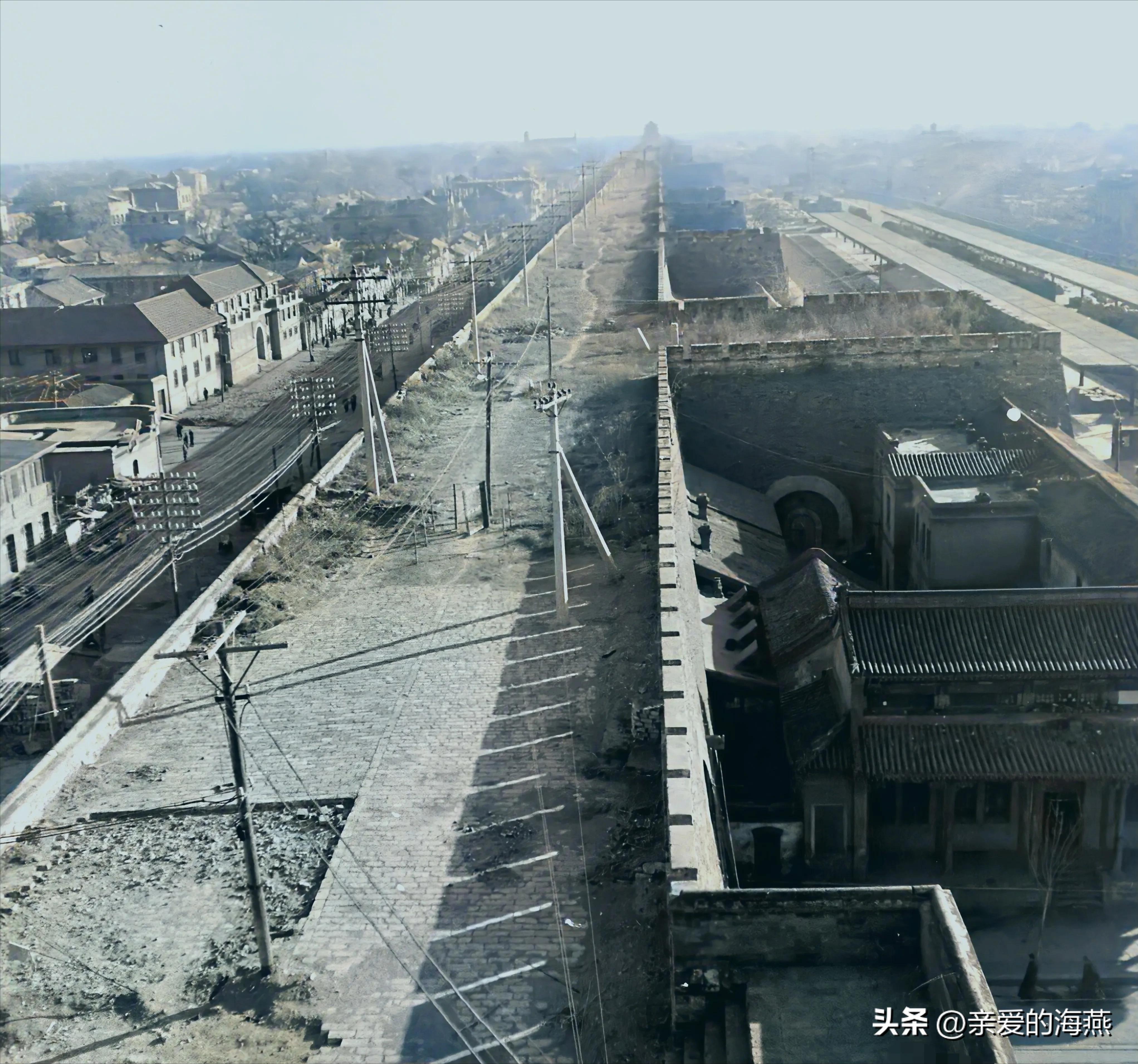 北京城墙100年前的视频,北京旧城墙老照片