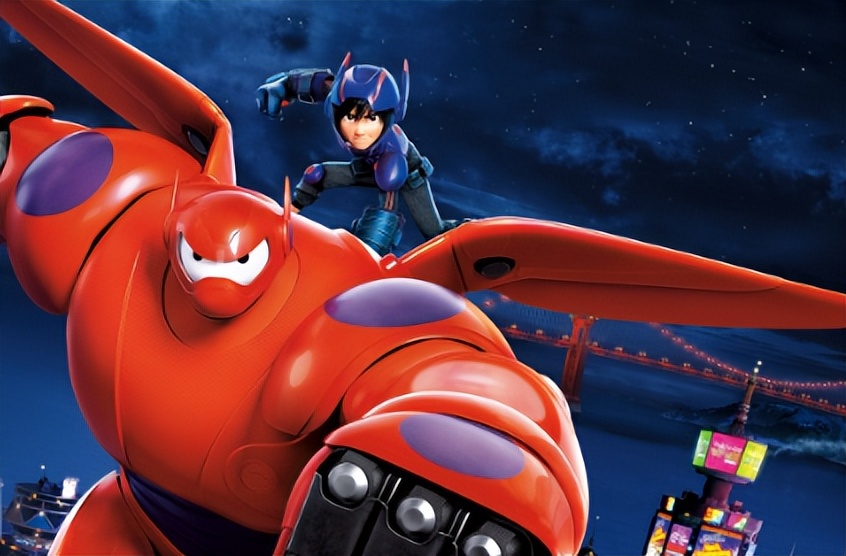 超能陆战队泰迪和教授变成了知了,超能陆战队给大白穿上机甲的过程