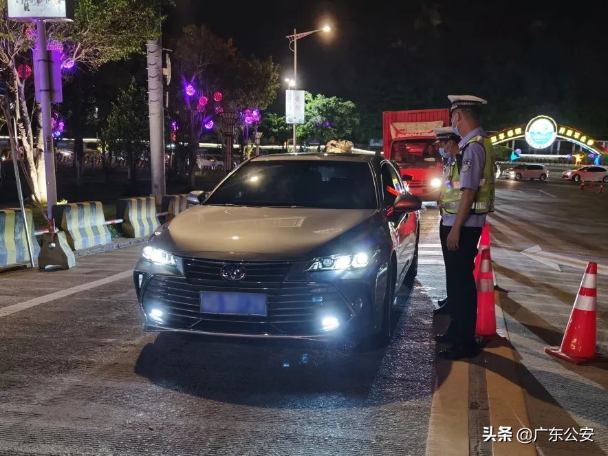 全警投入！广东公安机关开展夏夜治安巡查宣防集中统一行动