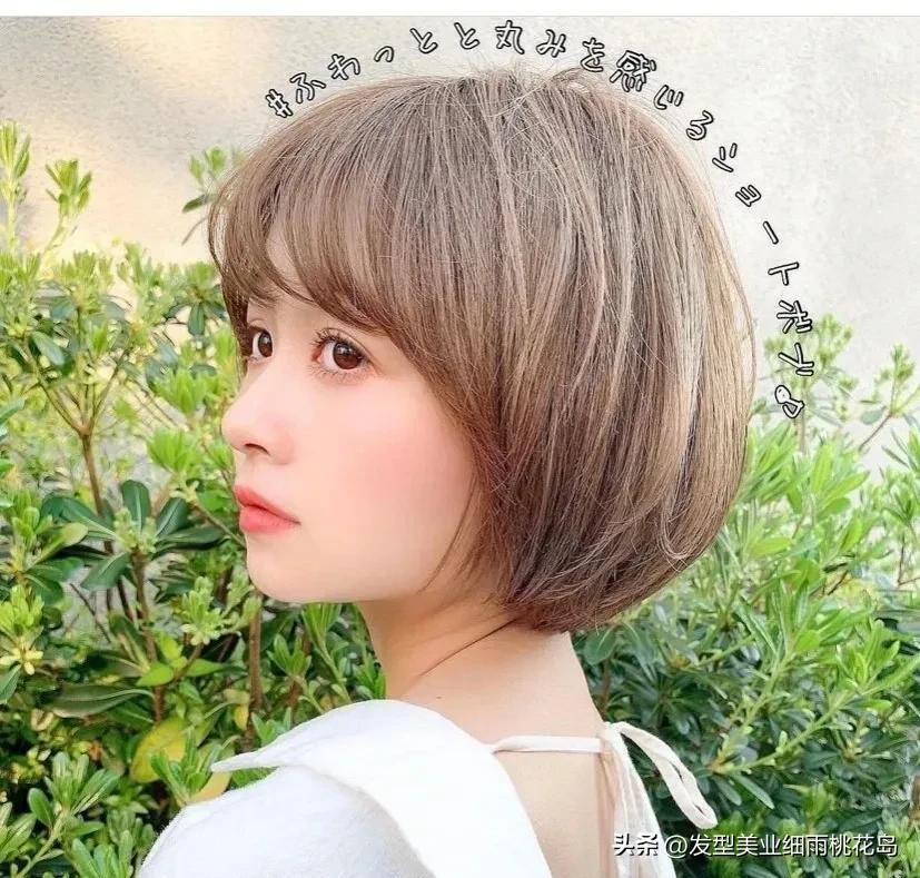 日系短发发型女圆脸,适合圆脸女生的超a日系短发