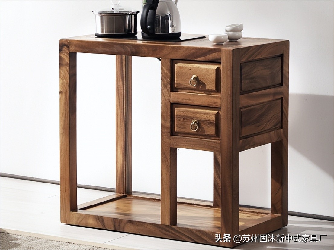 145平中式风格装修红木家具,145新中式三室二厅装修多少钱