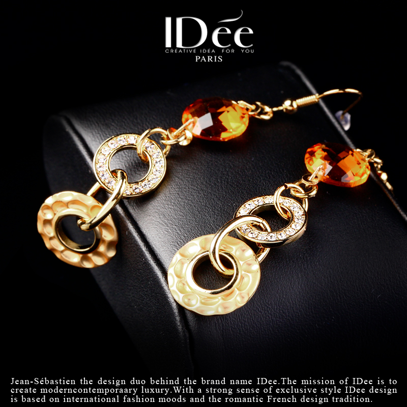 简约、时尚、闪耀——法国IDee气质款时尚耳坠高级感法式小众设计