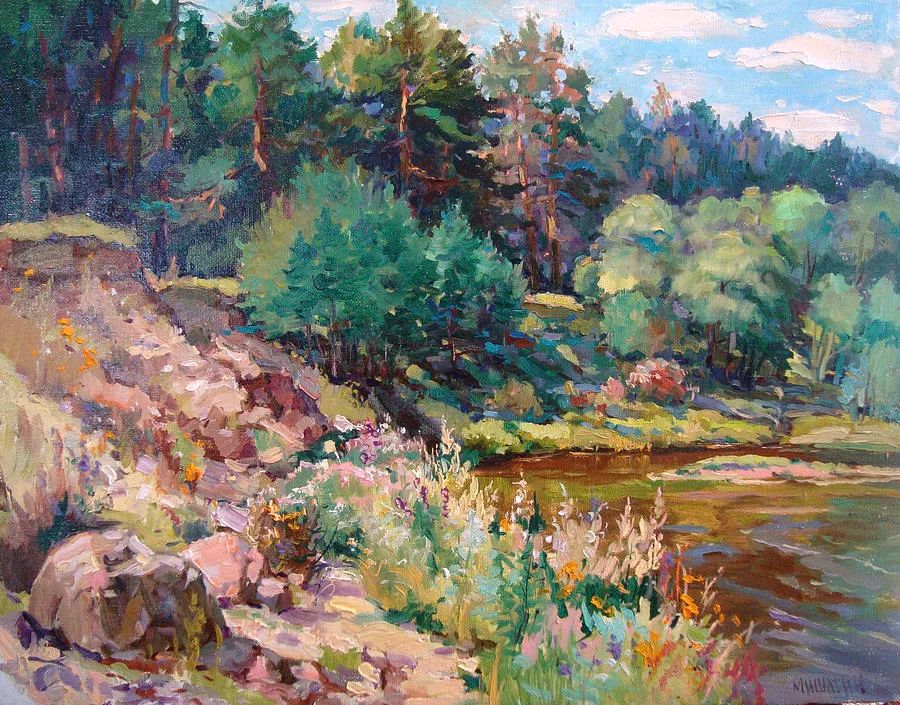 现代俄罗斯风景油画经典作品欣赏,米沙金油画作品