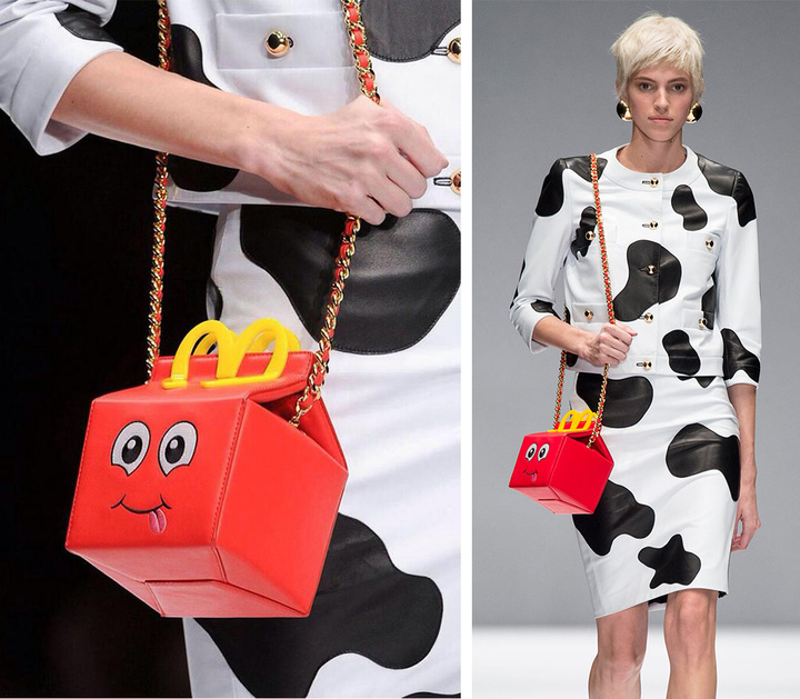 麦当劳肯德基的外卖盒身价大涨，被LV和YSL做成万元包包