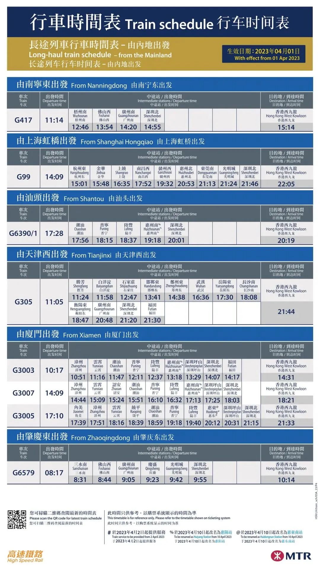 大陆通香港高铁票价,香港高铁售票时间表