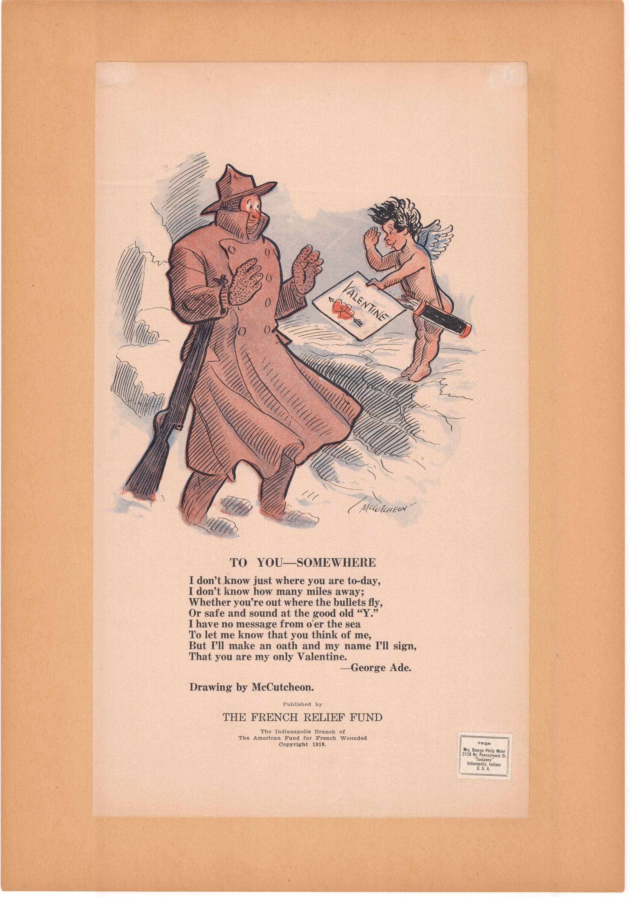 浅析一战的动荡岁月里:士兵们是怎么过情人节的?