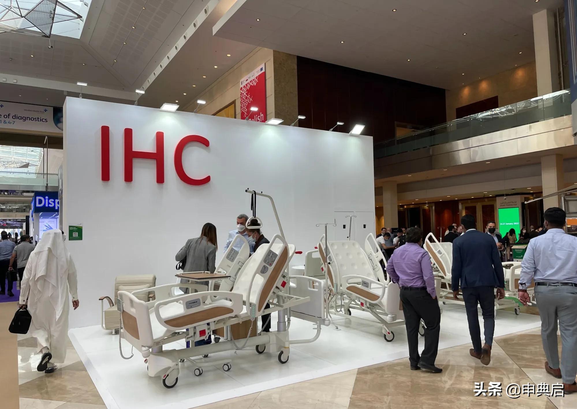 小吴在迪拜的医疗用品展,小吴迪拜