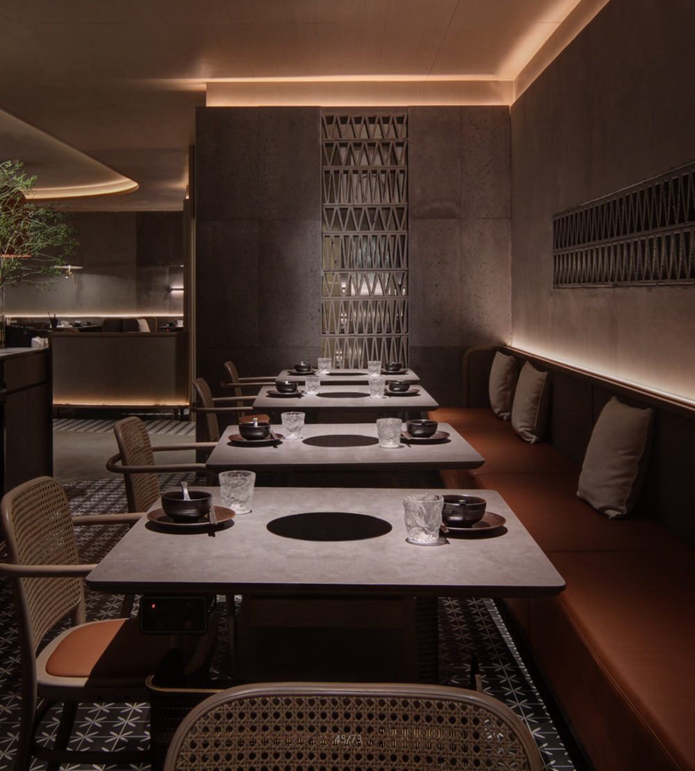 高档涮锅餐厅设计图,京味火锅餐厅设计