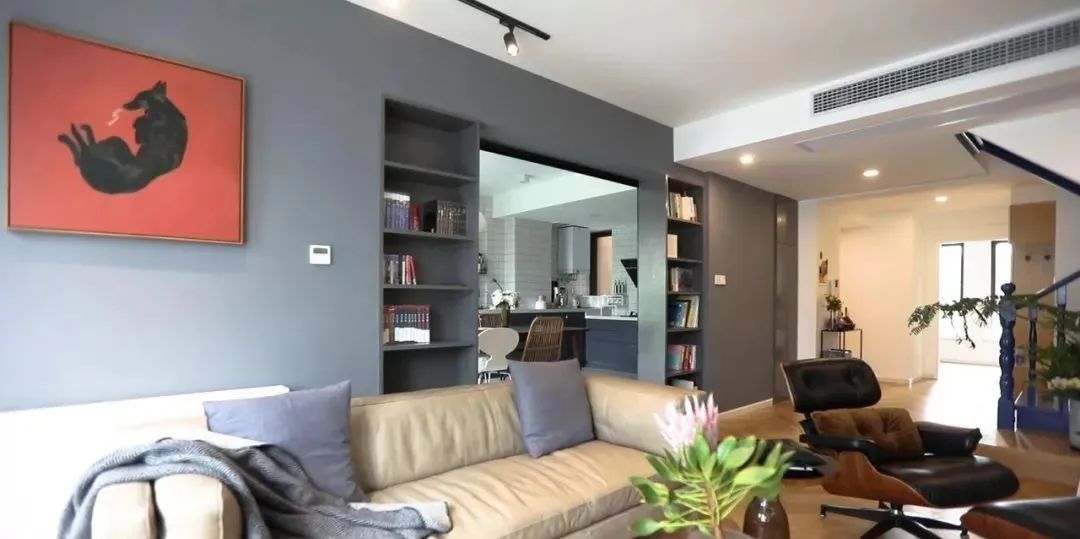 150平二手房改造效果,打通两套房变大平层